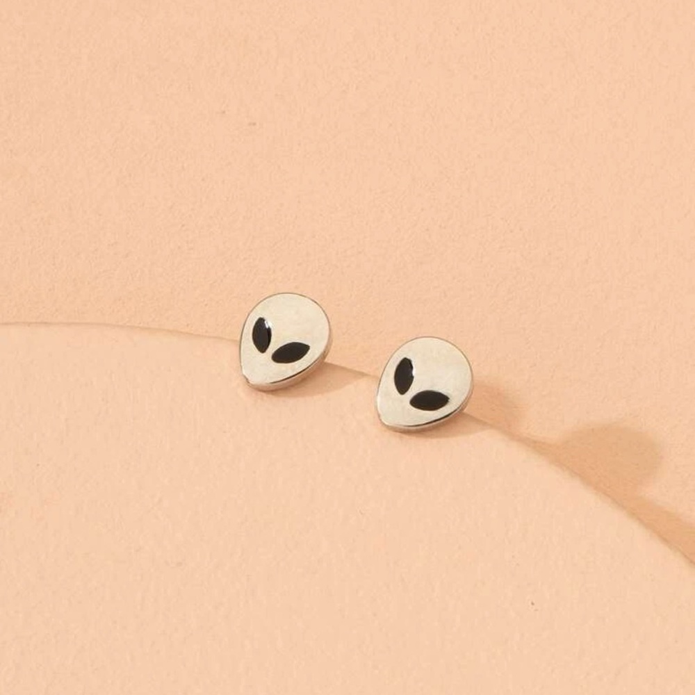 Alien earrings